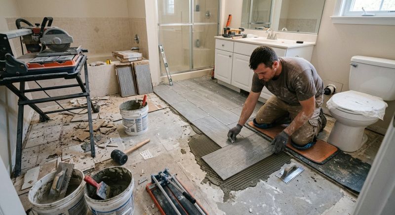 Bathroom Construction in Conroe, TX