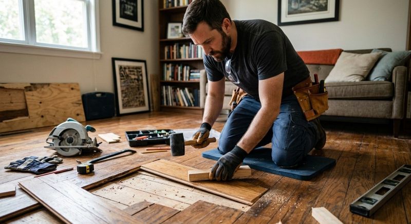 Handyman Floor Repair in Conroe, TX