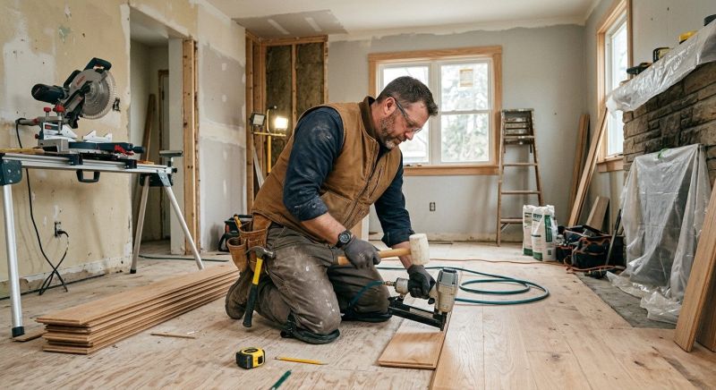 Hardwood Floor Removal in Conroe, TX